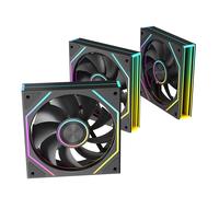 Prism 4Ultra/Prism 4RSUltra RGB PC Fan 120MM Housing Fan 1/3 Piece [Infinity Mirror] [1850±10% RPM] 5V3PIN ARGB and 12V4PIN PWM Fan (3,BK,4RSUltra)