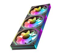 Prism 4Ultra/Prism 4RSUltra RGB PC Fan 120MM Housing Fan 1/3 Piece [Infinity Mirror] [1850±10% RPM] 5V3PIN ARGB and 12V4PIN PWM Fan (3,BK RF,4Ultra)