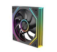 Prism 4Ultra/Prism 4RSUltra RGB PC Fan 120MM Housing Fan 1/3 Piece [Infinity Mirror] [1850±10% RPM] 5V3PIN ARGB and 12V4PIN PWM Fan (1,BK,4RSUltra)
