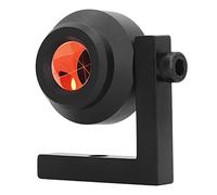 Prism à angle droit Prism Double face Optical Glass Reflection Prism with L Shape Stand 90 degrés outil de mesure pour le tunnel Railway Highway Detection Black 25,4 mm