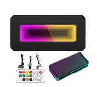 Prism Algorithm RGB Lighting Center - Contrôleur de ventilateur de carte mère à 8 ports 11,4 x 5,5 x 2 cm, hub de ventilateur ARGB PWM | Excellent contrôle intelligent de la température pour le