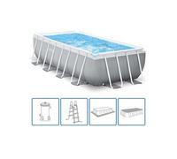 - Prism Frame - Piscine avec pompe de filtration - 488x244x107 cm - Rectangle - Piscine intérieure - Accessoires inclus