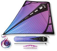 Prism Kite Technology - Cerf-Volant à Portance élevé en Diamant Vertex avec Queue Ruban de 3 m de Long, Violet (Ultraviolet)