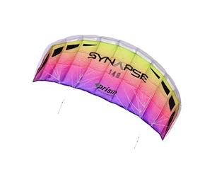 Prism Kite Technology Synapse 140 Cerf-Volant Double Ligne Parafoil - Un cerf-Volant d'entrée de Gamme idéal pour Un Kiting Double Ligne, Polyester, Plasma