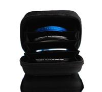 Prism Lens FX Étui multi-filtres | Grand | Peut contenir 5 filtres FX avec verre saillant | Étui de protection de voyage pour filtres Halo, kaléidoscope et circulaires FX (58 mm - 82 mm)