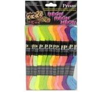 DMC - Pack de 24 échevettes multi-brins (8 m) - Couleurs Néon - Fil à broder et à coudre | Kit pour broderie point de croix, tricotage, bracelet brésilien, loisirs créatifs