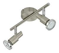 Prisma 2991-022b plafonnier led à 2 spots, 2 x 3, 0w plafond blanc chaud Blanc G