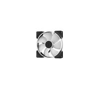 Prisma AL-18 - Ventilateur châssis - 180 mm - cadre noir, lames blanches (pack de 2)