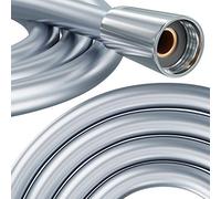 PRISMA Flexible de douche 200cm MADE IN GERMANY avec double protection anti-torsion. Ultra flexible tuyau de douche, anti-torsion et sécurité avec protection anti courbure G1/2