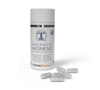 Prisma Natural - Bisglycinate de magnésium, supplément végétalien en capsules, haute biodisponibilité, aide contre la fatigue et la fatigue, 60 unités