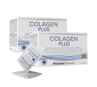 Prisma Natural Plus Anti-Age Stick Collagène (Pack 2-60 sachets) Collagène hydrolysé, Resvératrol, Acide Hyaluronique, Vitamine C, Acai, Acide alphalipoïque, Silicium Organique... Anti-âge, Cheveux et
