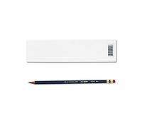 Prismacolor : Crayon à effacer avec gomme, mine bleue, corps bleu, douzaine - Vendu par 2 paquets de 12 - / - Total de 24