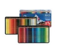 Boîte métal de 80 crayons de couleurs Prismalo® Aquarelle - Caran d'Ache G