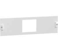 PrismaSeT-G, panneau avant, FuPacT ISFT160 3 pôles sur platine de montage, horizontal, largeur = 600 mm, hauteur = 3 modules