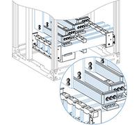 PrismaSeT-P, DECO-DEBRO, connexion, barre omnibus verticale jusqu'à 1200A avec barre omnibus horizontale 80x10mm, 3 pôles