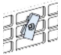 PrismaSeT-P, écrou clipsable, pour plaques de montage perforées, M5, (20 pièces) Schneider Electric Contenu: 1 pc(s)