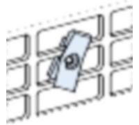 PrismaSeT-P, écrou clipsable, pour plaques de montage perforées, M5, (20 pièces) Schneider Electric Contenu: 1 pc(s)