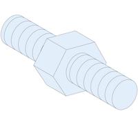 PrismaSeT-P, entretoise, hexagonale, M6, hauteur = 9 mm, (4 pièces) Schneider Electric Contenu: 1 pc(s)