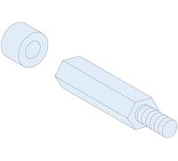 PrismaSeT-P, entretoise, hexagonale, M8, hauteur = 40+10 mm, (4 pièces) Schneider Electric Contenu: 1 pc(s)