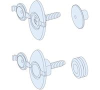 PrismaSeT-P, kit d'accessoires, pour paroi latérale IP55 Schneider Electric Contenu: 1 pc(s)