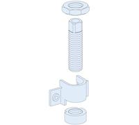 PrismaSeT-P, kit de réglage de la hauteur, pour armoires de commande, jusqu'à 10 mm maximum Schneider Electric Contenu: 1 pc(s)
