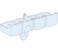 PrismaSeT-P, Linergy FC, couvercle, pour bornes de raccordement du bloc dalimentation Linergy FC pour Compact NSX100-250 3-4 pôles Schneider Electric Contenu: