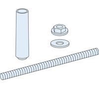 PrismaSeT-P, Linergy LGYE, kit de montage, support de barre omnibus pour barre omnibus 150 mm Schneider Electric Contenu: 1 pc(s)