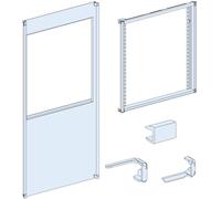 PrismaSeT-P, panneau avant, 10x FuPacT ISFL160/4-5x ISFL250-630,185 mm barre omnibus, verticale, largeur=650 mm, hauteur=24+12 modules Schneider Electric