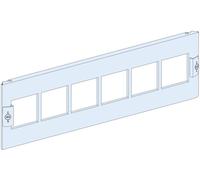 PrismaSeT-P, panneau avant, avec 6 découpes 72 x 72 mm, largeur = 650 mm, hauteur = 3 modules Schneider Electric Contenu: 1 pc(s)