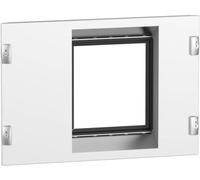 PrismaSeT-P, panneau avant, compact NS630b-1600 3-4pôles, entraînement rotatif, montage fixe, vertical, largeur=650 mm, hauteur=7 modules Schneider Electric