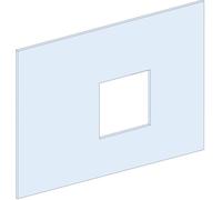 PrismaSeT-P, panneau avant, Compact NSX/NSX Vigi400-630 3-4pôles, vertical, largeur=650 mm, hauteur=9 modules Schneider Electric Contenu: 1 pc(s)