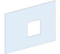 PrismaSeT-P, panneau avant, Compact VIGI NSX400-630 3-4pôles, vertical, largeur=650 mm, hauteur=11 modules Schneider Electric