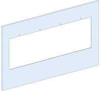PrismaSeT-P, panneau avant, FuPacT ISFT630 3 pôles sur platine de montage, vertical, largeur = 650 mm, hauteur = 8 modules