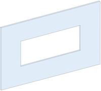 PrismaSeT-P, panneau avant, pour connexion réseau manuelle, TransferPacT FXM250, vertical, largeur = 650 mm, hauteur = 5 modules Schneider Electric Contenu: 1
