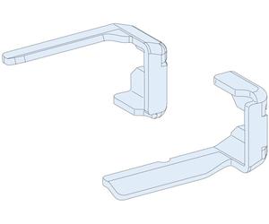 PrismaSeT-P, support de panneau avant, kit de butée Schneider Electric Contenu: 1 pc(s)