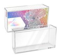 Prismatic Evolutions SPC Présentoir en acrylique compatible avec Prismatic Evolutions Super-Premium, 8 + 5 mm d'épaisseur, étui de protection en acrylique transparent avec couvercle magnétique, boîte