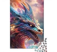 PrismaticDragon Casse-tête CosmicMagic 1000 Pièces Papier Recy adeau Unisexe, Activité À La Maison Extrêmement Stimulante, Cadeau Célébration 52x38cm/1000pcs
