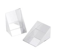 Prisme à angle droit - Prisme triangulaire en verre optique | Prisme optique en verre, composants optiques en verre pour instruments de précision excellents, physique, réfraction de la lumière et