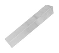 Prisme à Cristal Triangulaire en Verre Optique pour Expérience | Surface Polie sans Bulles, Haute Transmissivité, Réfraction et Dispersion Lumineuse Stable
