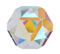 Prisme Cube de Couleur de 20 Mm, Prisme Polyèdre en Verre Cristal Optique K9, Prisme de Dispersion RVB Portable, Décoration pour l'enseignement de la Physique, Accessoires de