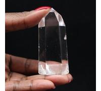 Prisme de Cristal de 75 grammes et 70 millimètres, Minéral Quartz de Madagascar, Pierre Authentique, Modèle Unique, Minéral décoratif, Pierre de Communication