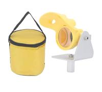 Prisme de Mesure K9 Verre Optique, Ensemble de Prismes Haute Précision avec Coque Protectrice et Adaptateur Fileté - Durable, Protection en Alliage d'Aluminium, Usage