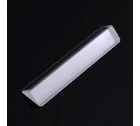 Prisme de poche K9 en verre optique triangulaire Prismes optiques en verre pour enseignement physique Spectre lumineux réfracté arc-en-ciel