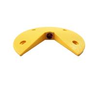 Prisme de Prisme Réflecteur Optique Fenêtre Circulaire Centrée et Fixation Sécurisée pour Relevés Exigeants Adapté aux Mesures Suivi Structurel Inspections d'Ouvrages, Jaune, style to 2