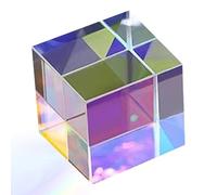 Prisme en à suspendre - Attrape-soleil en - Attrape-soleil en transparent - Pendentif en forme de cube en pour enseignement optique