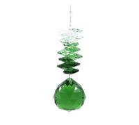 Prisme en Forme de Boule de Cristal Ornement Suspendu à Prisme Attrape-Soleil en Cristal