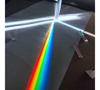 Prisme En Verre Optique De 14x14x87mm, 1 Pièce, Réfracteur Arc-En-Ciel, Miroir Mitsubishi À Angle Droit, Photographie Créative Arc-En-Ciel, Cadeau Pour Enfants
