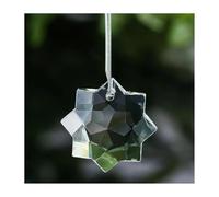 Prisme octogonal en cristal suspendu, accessoire perforé, 20mm, 10 pièces