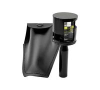 Prisme optique carré à angle droit avec verre K9 Double Penta Outil d'enquête pour station totale 90 °/180 ° Disposition en métal Coque en cuir