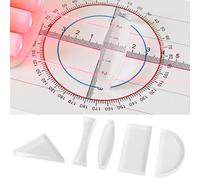 Prisme Optique De Réflexion, Jouet Pour Enfant, Prisme Demi-Cercle, Triangle Physique, Expérience De Réflexion, Lentille Concave Cylindrique Pour Enfant, 5 Pièces/Ensemble